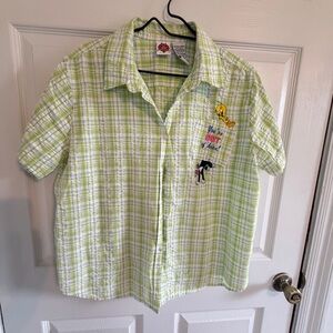 Looney Tunes Tweet & Sylvester embroidered women’s XL warners bros cartoon